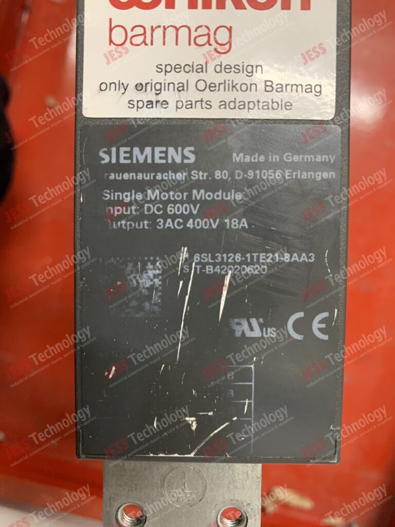 Image #3 of Repair SIEMENS 6SL3126-1TE21-8AA3 siemens single motor module T-B42020620 in Malaysia, Singapore, Thailand, Indonesia