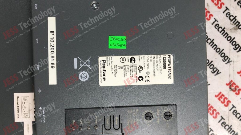 Image #1 of Repair PRO-FACE PS4700 0S Z510 Pro-face hmi, model no: pfxpw170ad2 1c00n00, serial no: d3080168589 D3080168589 in Malaysia, Singapore, Thailand, Indonesia