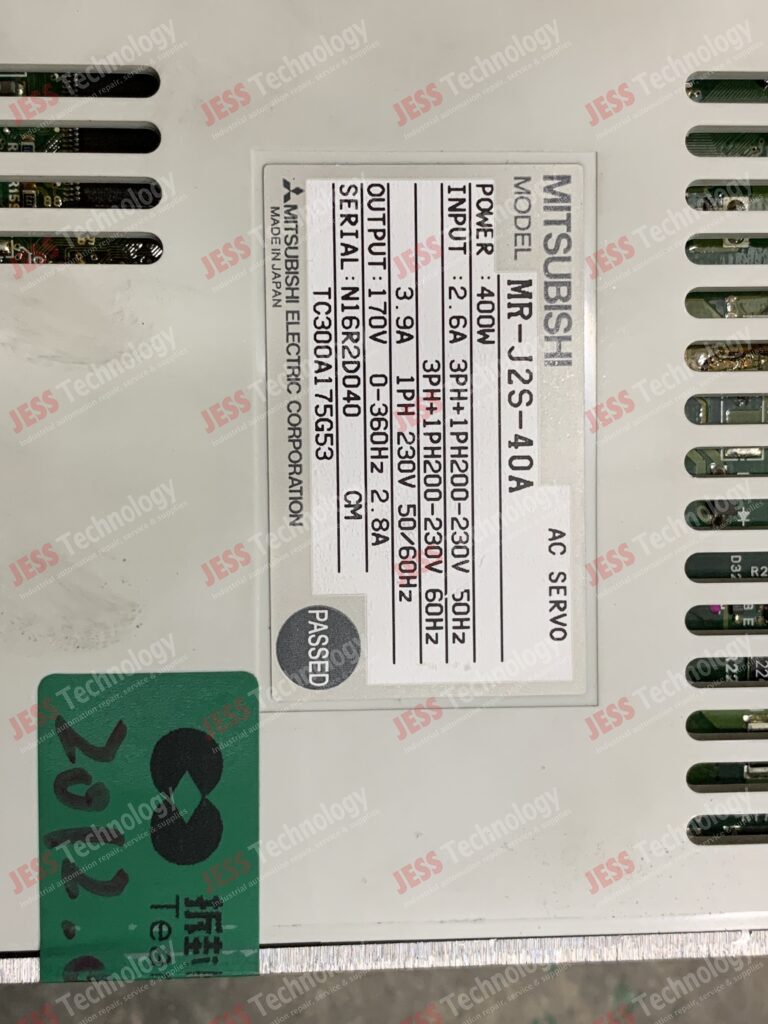 Image #4 of Repair MITSUBISHI MR-J2S-40A mitsubishi ac servo N16R2D040 in Malaysia, Singapore, Thailand, Indonesia