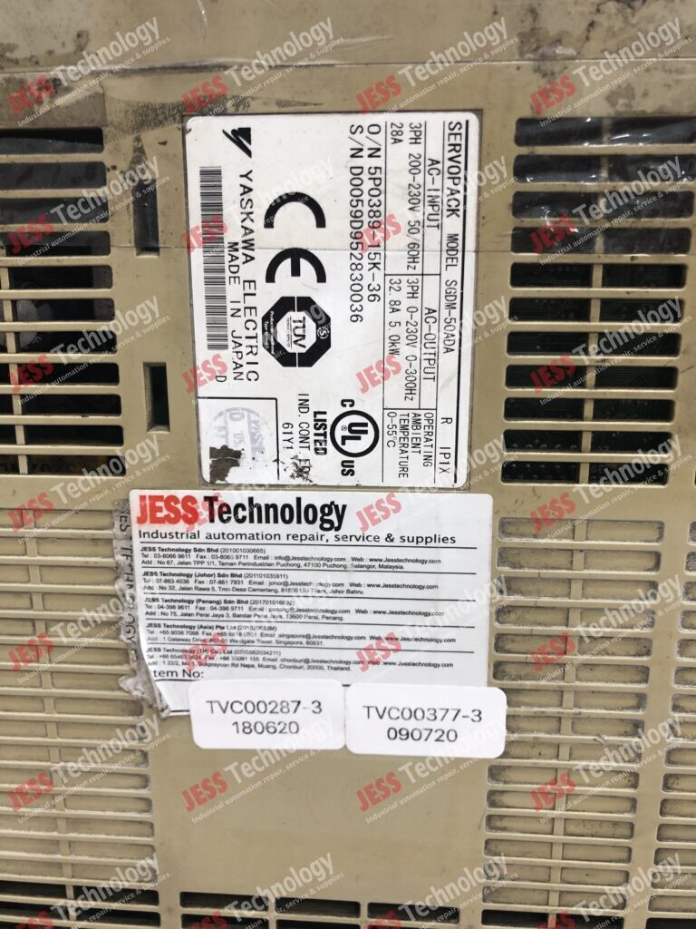 Image #4 of Repair YASKAWA SGDM-50ADA Yaskawa servopack D0059D952830036 in Malaysia, Singapore, Thailand, Indonesia