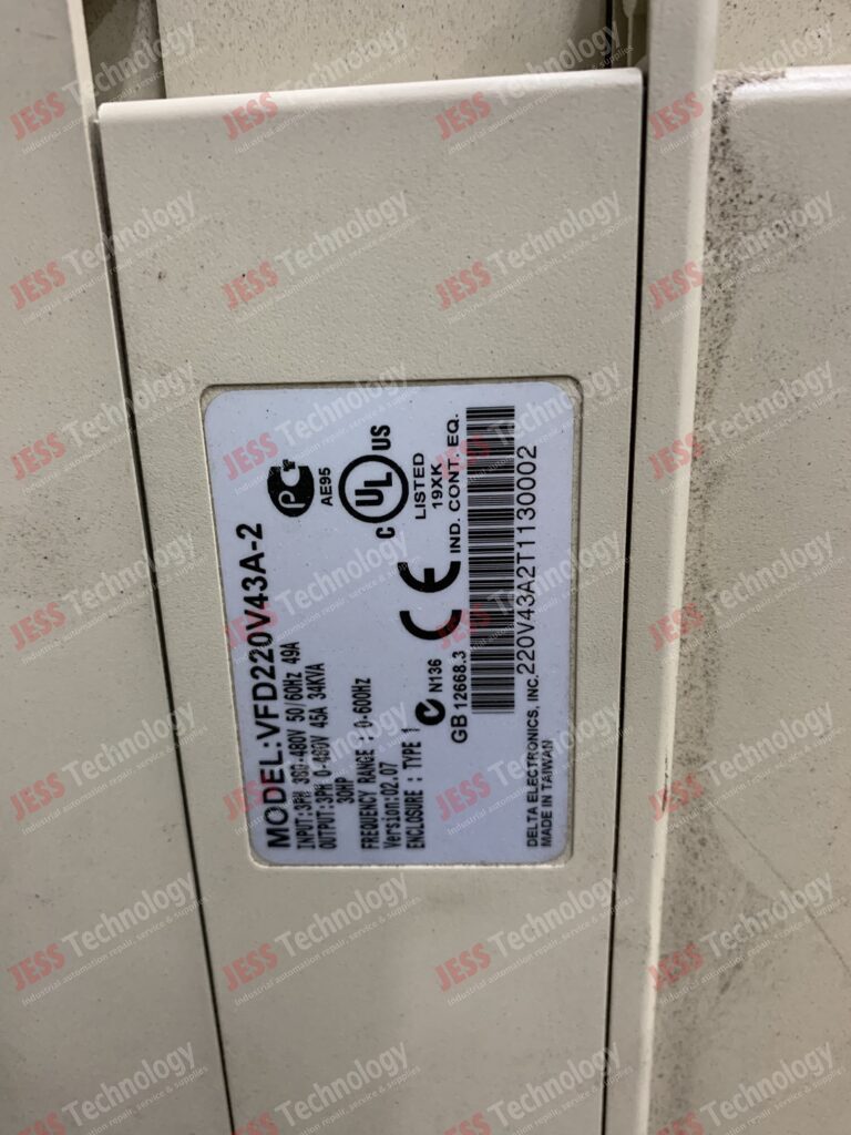 Image #4 of Repair DELTA VFD220V43A-2 Delta inverter 220V43A2T1130002 in Malaysia, Singapore, Thailand, Indonesia