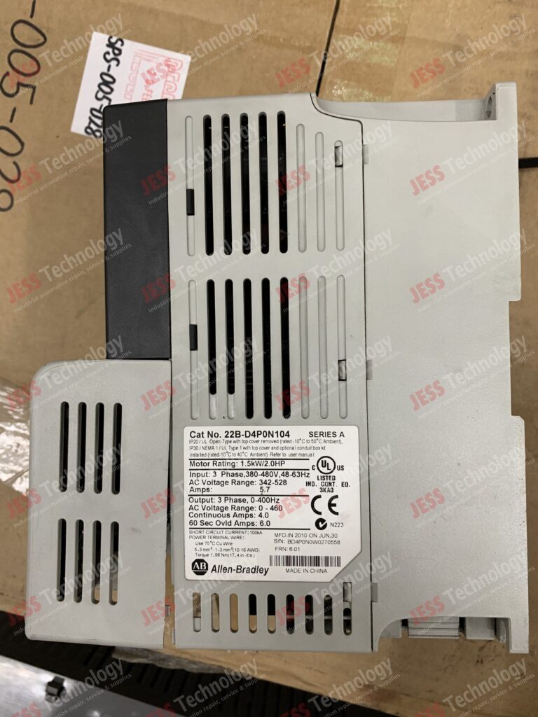 Image #3 of Repair ALLEN BRADLEY 22B-D4P0N104 ALLEN-BRADLEY POWERFLEX 40P INVERTER, 1.5kW BD4P0N0W0270558 in Malaysia, Singapore, Thailand, Indonesia