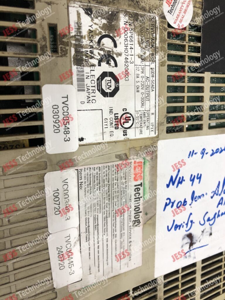 Image #4 of Repair YASKAWA SGDM-50ADA YASKAWA SERVOPACK D0063H074620003 in Malaysia, Singapore, Thailand, Indonesia