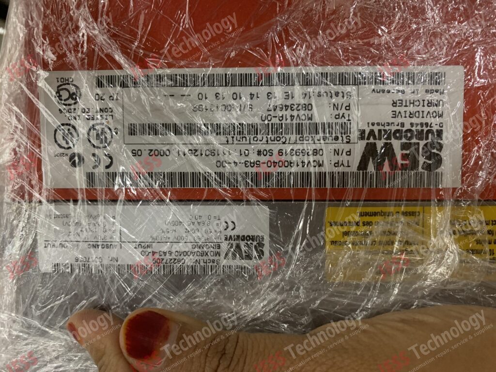 Image #3 of Repair SEW EURODRIVE MCV41A0040-5A3-4-00 SEW Drive 08269319 in Malaysia, Singapore, Thailand, Indonesia