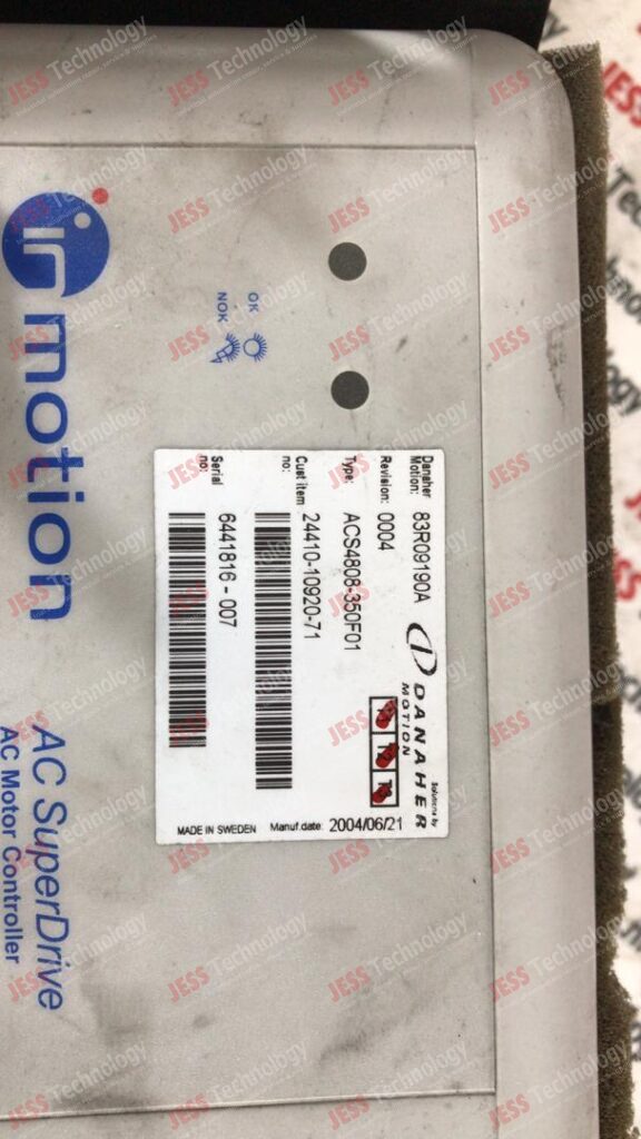 Image #1 of Repair DANAHER ACS4808-350F01 Brand: Danaher Motion AC SuperDrive Model No: 24410-10920-71 S/N: 6441816-007 6441816-007 in Malaysia, Singapore, Thailand, Indonesia