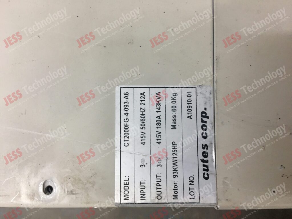 Image #4 of Repair CUTES CT2000FG-4-093-A6 CUTES INVERTER A10910-01 in Malaysia, Singapore, Thailand, Indonesia