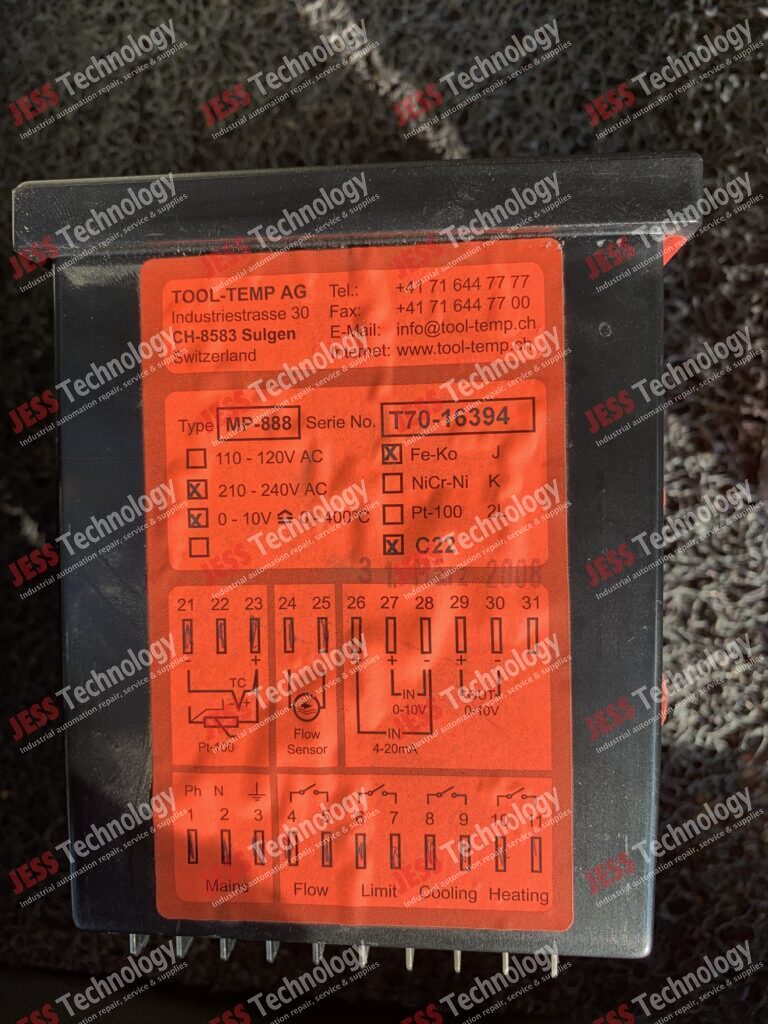 Image #3 of Repair TOOL-TEMP MP-888 Tool temperature controller - in Malaysia, Singapore, Thailand, Indonesia