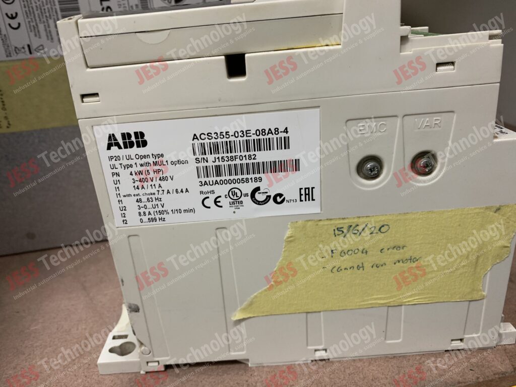 Image #3 of Repair ABB ACS355-03E-08A8-4 Abb Inverter J1538F0182 in Malaysia, Singapore, Thailand, Indonesia