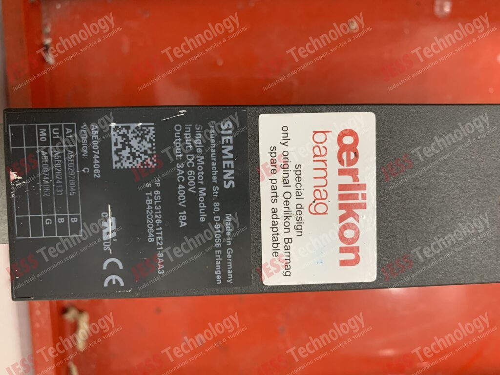Image #3 of Repair SIEMENS 6SL3126-1TE21-8AA3 siemens single motor module T-B42020648 in Malaysia, Singapore, Thailand, Indonesia