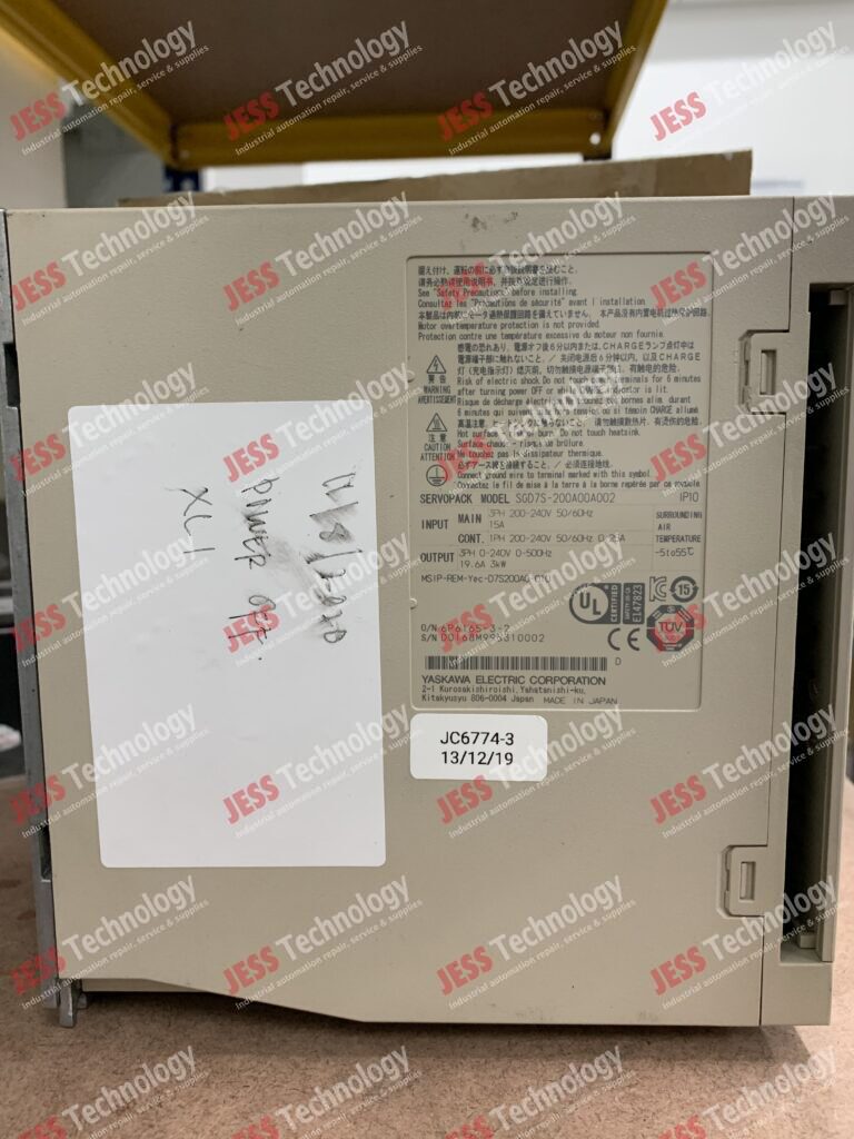 Image #3 of Repair YASKAWA SERVOPACK SGD7S-200A00A yaskawa servopack (#JC6774) D0168M995310002 in Malaysia, Singapore, Thailand, Indonesia