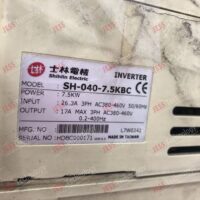 Repair SHIHLIN SH-040-7.5KBC SHILIN INVERTER HDBC000171 in Malaysia, Singapore, Thailand, Indonesia