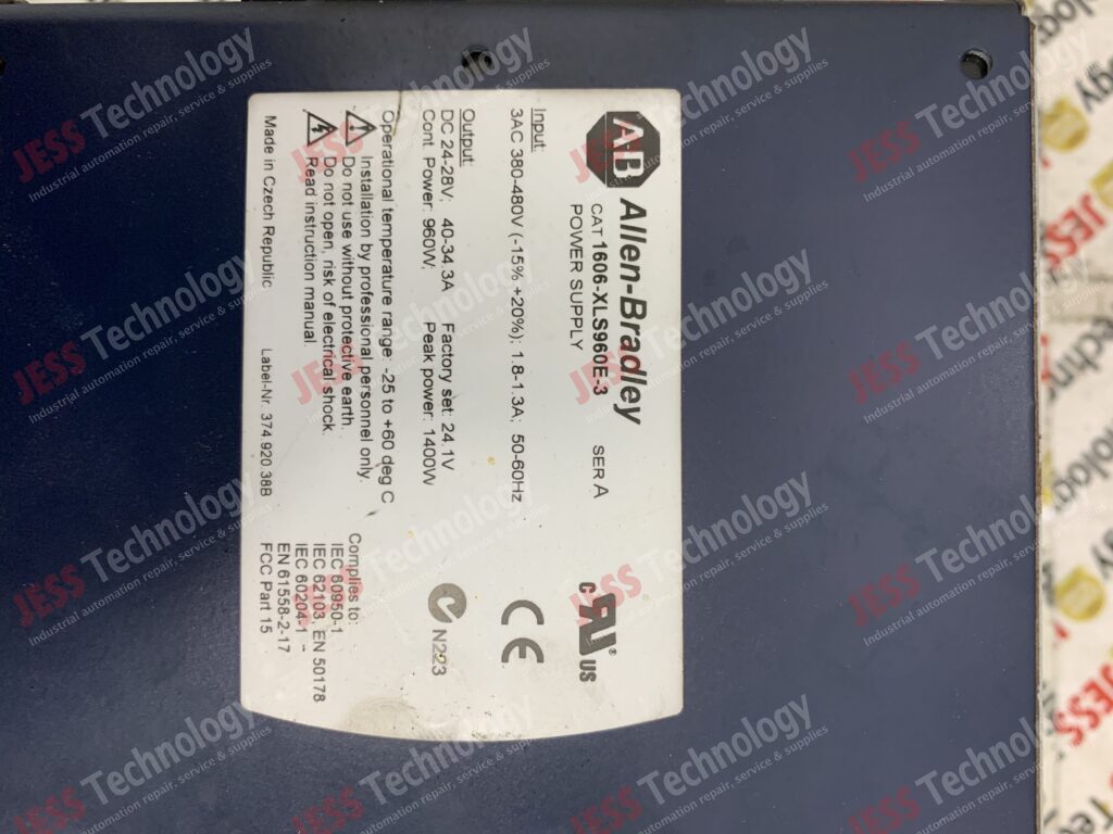 Image #4 of Repair ALLEN BRADLEY 1606-XLS960E-3 allen bradley power supply 6558071 in Malaysia, Singapore, Thailand, Indonesia