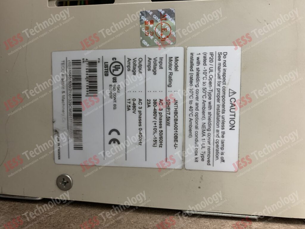 Image #3 of Repair TECO JNTHBCBA0010BE-U- teco inverter 4719864515006 in Malaysia, Singapore, Thailand, Indonesia