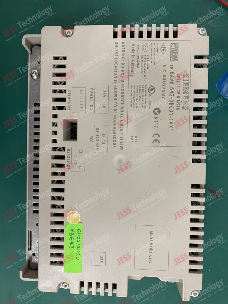 Image #3 of Repair SIEMENS 6AV6642-0BC01-1AX1 Siemens Simatic Panel C-X4UJ7987 in Malaysia, Singapore, Thailand, Indonesia