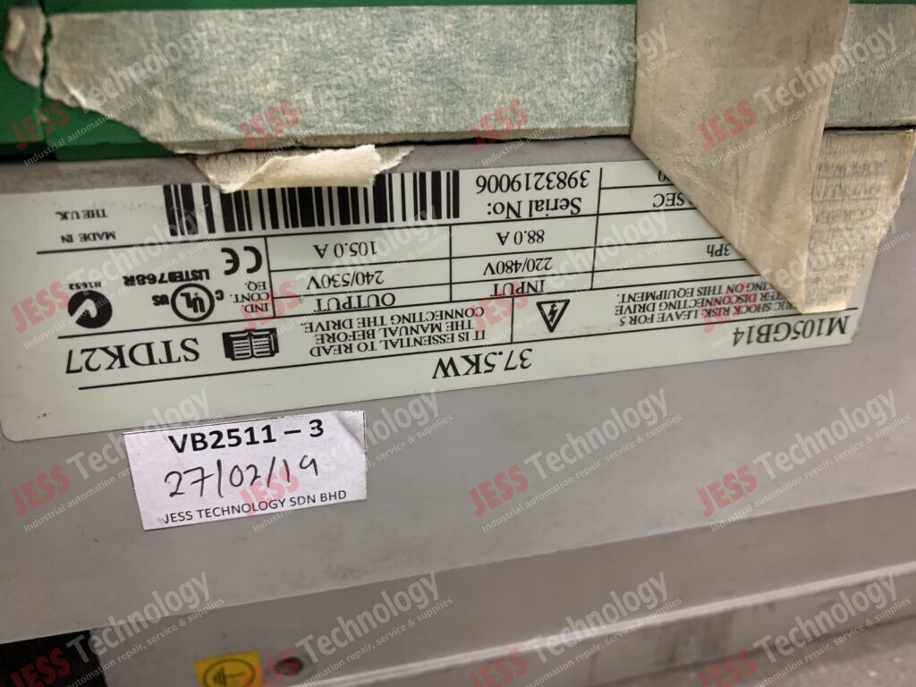 Image #4 of Repair CONTROL TECHNIQUE M105GB14 Mentor II Dc drive 560479 in Malaysia, Singapore, Thailand, Indonesia