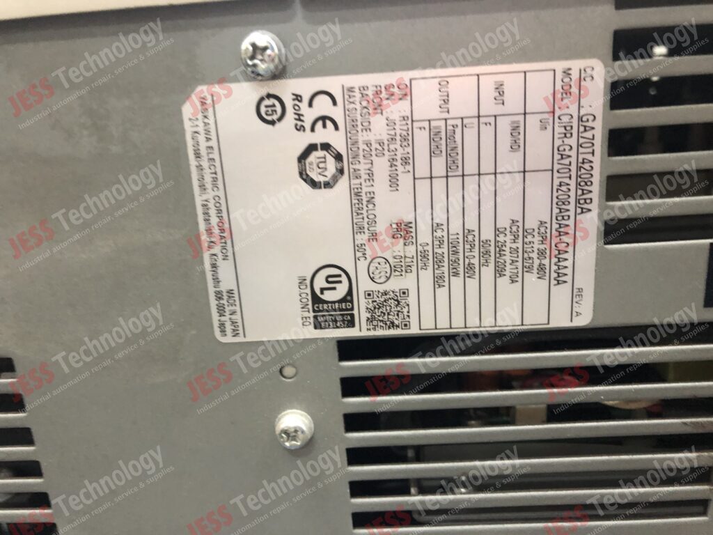 Image #3 of Repair YASKAWA CIPR-GA70T4208ABAA-CAAAA YASKAWA INVERTER J0176L316410001 in Malaysia, Singapore, Thailand, Indonesia