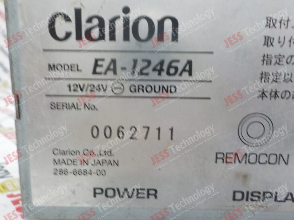 Image #1 of Repair CLARION EA-1246A Clarion power supply 0062711 in Malaysia, Singapore, Thailand, Indonesia