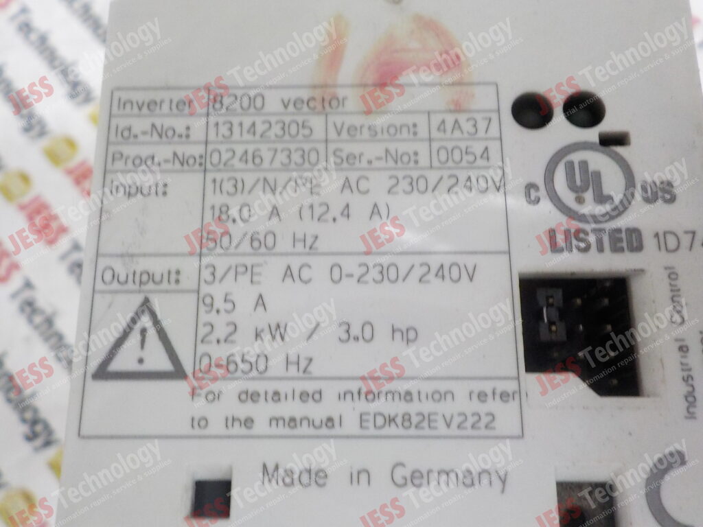 Image #1 of Repair LENZE 8200 VECTOR Lenze inverter 0054 in Malaysia, Singapore, Thailand, Indonesia