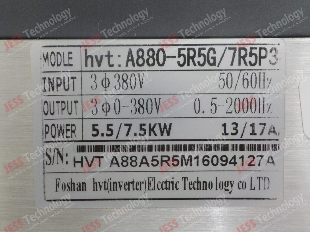 Image #1 of Repair FOSHAN A880-5R5G/7R5P3 Inverter HVT A88A5R5M16034127A in Malaysia, Singapore, Thailand, Indonesia