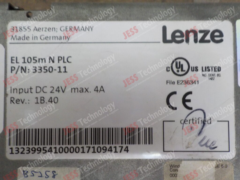 Image #1 of Repair LENZE EL 105M N PLC Lenze touch screen 1323995410000171094174 in Malaysia, Singapore, Thailand, Indonesia