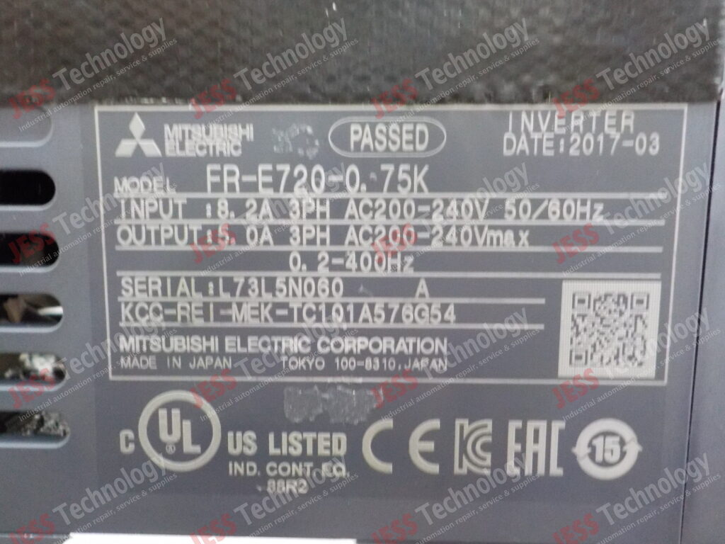 Image #1 of Repair MITSUBISHI FR-E720-0. 75K Mitsubishi Inverter L73L5N080 in Malaysia, Singapore, Thailand, Indonesia