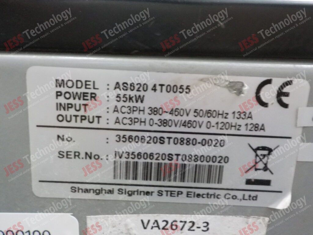 Image #1 of Repair ASTAR AS620 4T0055 IASTAR INVERTER 55kW IV3560620ST0880-0020 in Malaysia, Singapore, Thailand, Indonesia