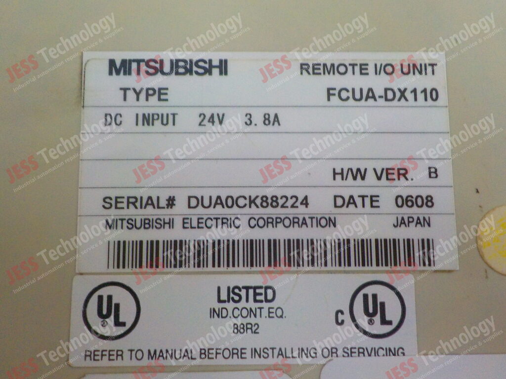 Image #2 of Repair MITSUBISHI FCUA-DX110 Mitsubishi remote io DUA0CK88224 in Malaysia, Singapore, Thailand, Indonesia