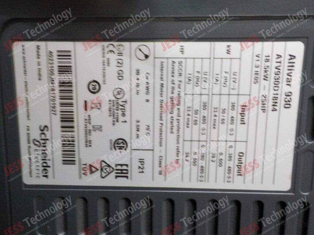 Image #1 of Repair SCHNEIDER ELECTRIC ATV930018N4 Schneider inverter 4023100JM181701927 in Malaysia, Singapore, Thailand, Indonesia