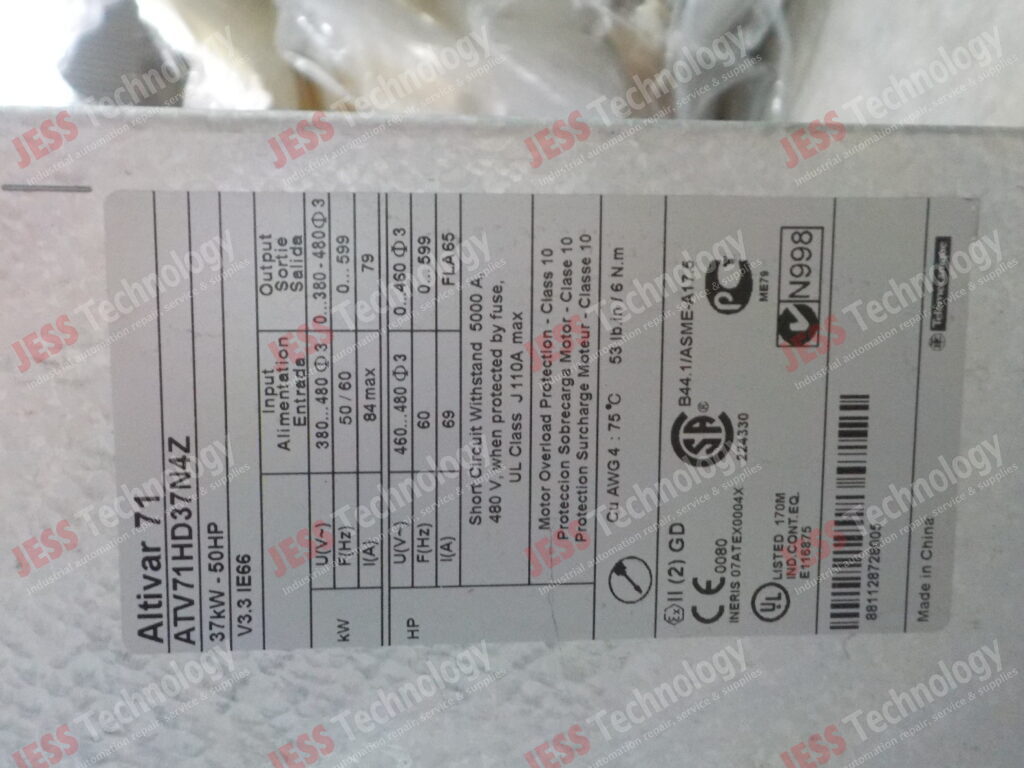 Image #1 of Repair SCHNEIDER ELECTRIC ATV71HD37N4Z Schneider Inverter Altivar 71, 37kW 881128728005 in Malaysia, Singapore, Thailand, Indonesia