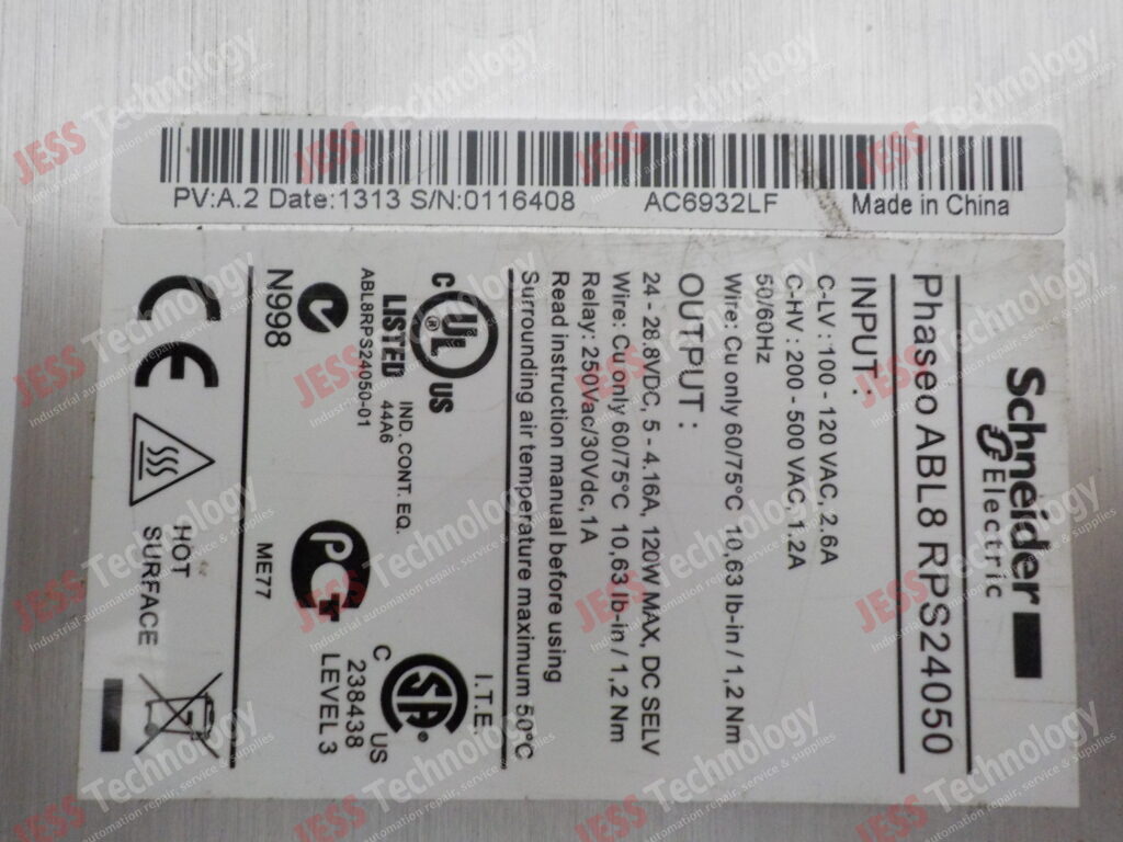 Image #1 of Repair SCHNEIDER ELECTRIC ABL8 RPS24050 Schneider power supply 0116408 in Malaysia, Singapore, Thailand, Indonesia