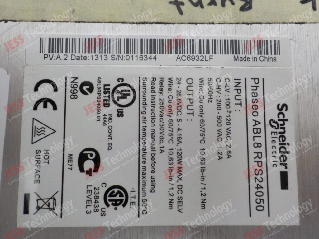 Image #1 of Repair SCHNEIDER ELECTRIC ABL8 RPS24050 Schneider power supply 0116344 in Malaysia, Singapore, Thailand, Indonesia