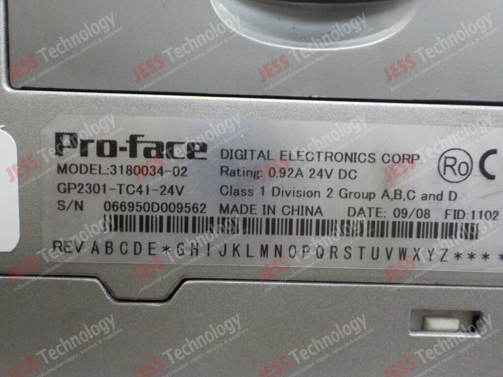 Image #1 of Repair PROFACE 3180034-02 Pro face touch screen 066950D009562 in Malaysia, Singapore, Thailand, Indonesia