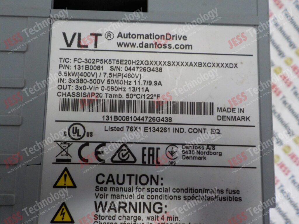 Image #1 of Repair DANFOSS 131B0081 Danfoss inverter 7.5kw 044726G438 in Malaysia, Singapore, Thailand, Indonesia