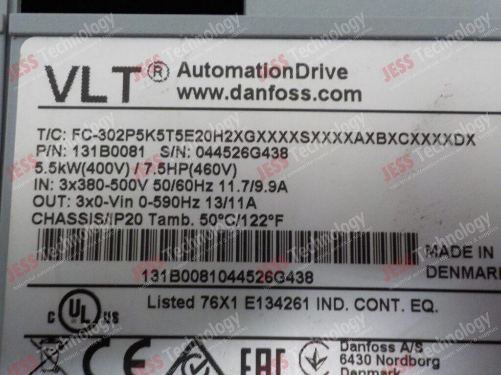 Image #1 of Repair DANFOSS 131B0081 Danfoss inverter 5.5kw 044526G438 in Malaysia, Singapore, Thailand, Indonesia