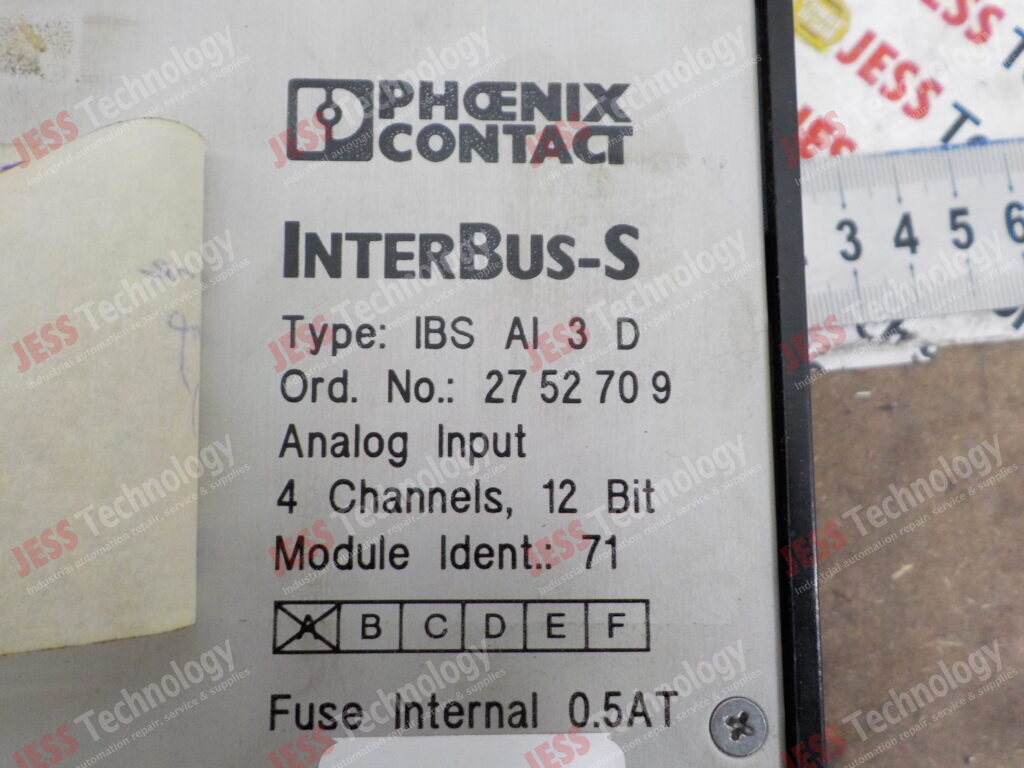 Image #1 of Repair Phoenix Contact IBS AI 3 D Phoenix contact interbus - in Malaysia, Singapore, Thailand, Indonesia