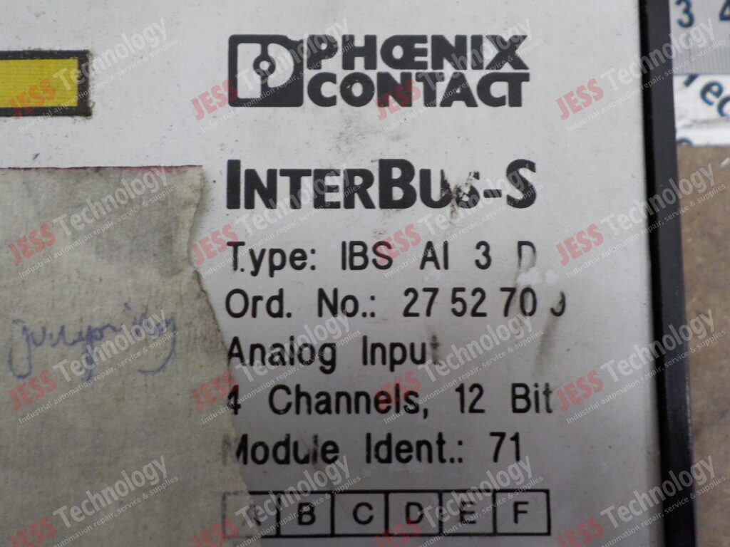 Image #1 of Repair Phoenix Contact IBS AI 3 D Phoenix contact interbus - in Malaysia, Singapore, Thailand, Indonesia