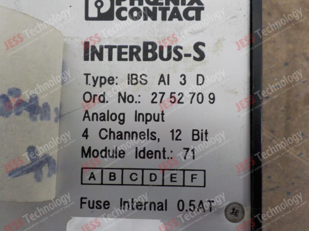 Image #1 of Repair Phoenix Contact IBS AI 3 0 Phoenix contact interbus = in Malaysia, Singapore, Thailand, Indonesia