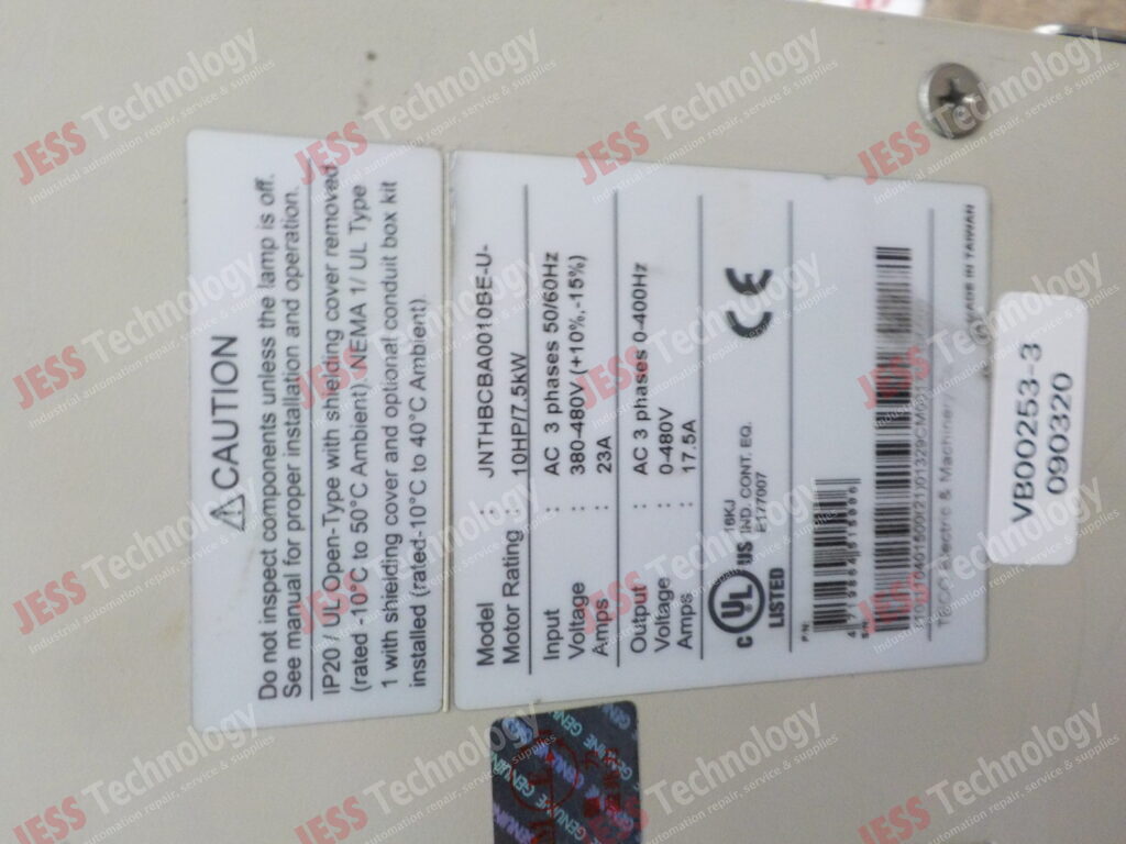 Image #1 of Repair TECO JNTHBCBA0010BE-U- teco inverter 4719864515006 in Malaysia, Singapore, Thailand, Indonesia