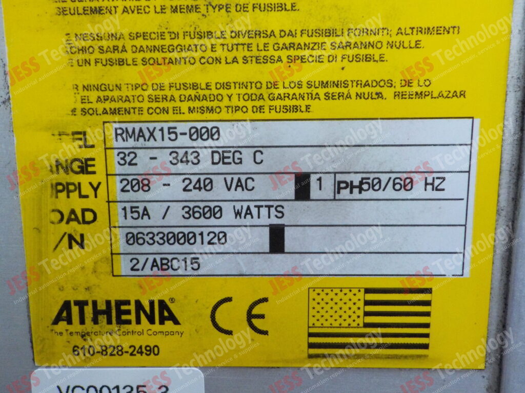 Image #1 of Repair ATHENA RMAX15-000 Athena temperature controller 0633000120 in Malaysia, Singapore, Thailand, Indonesia