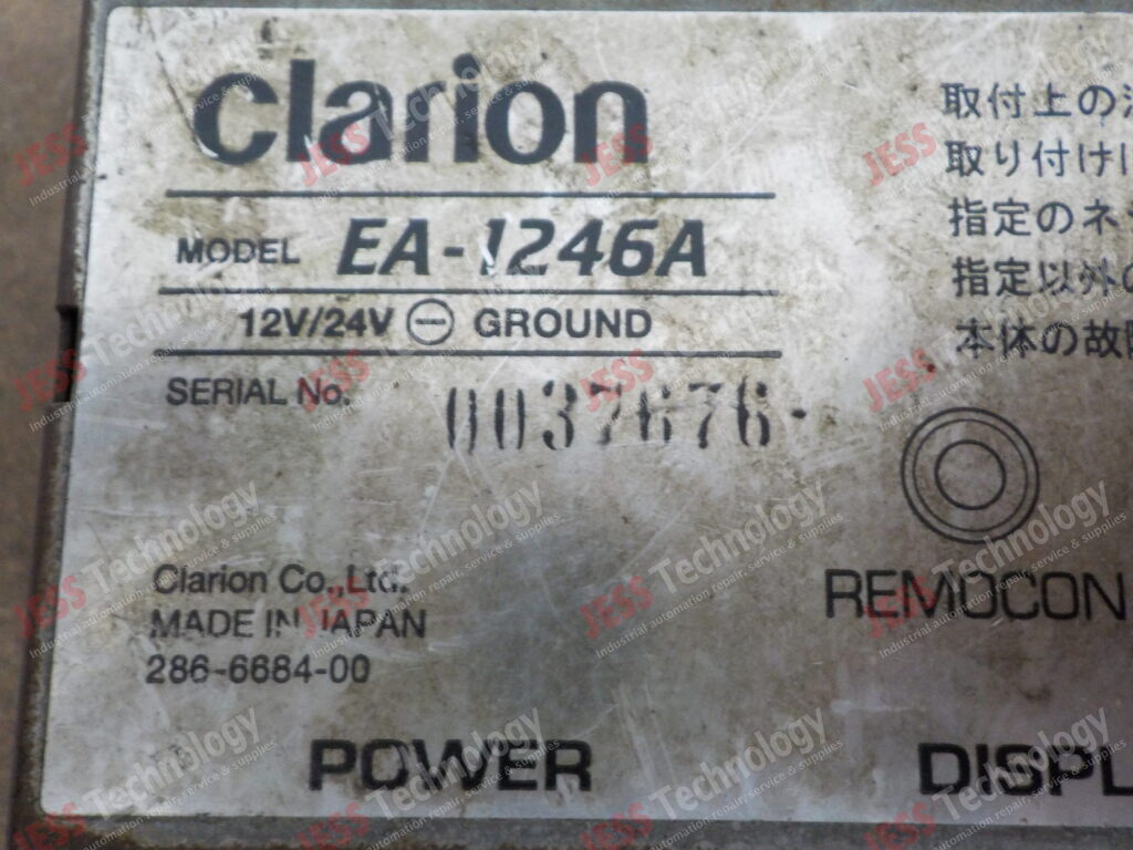 Image #1 of Repair CLARION EA-1246A Clarion power supply 0037676 in Malaysia, Singapore, Thailand, Indonesia