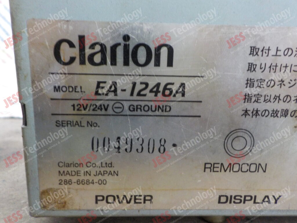 Image #1 of Repair CLARION EA-1246A Clarion power supply 0049308 in Malaysia, Singapore, Thailand, Indonesia