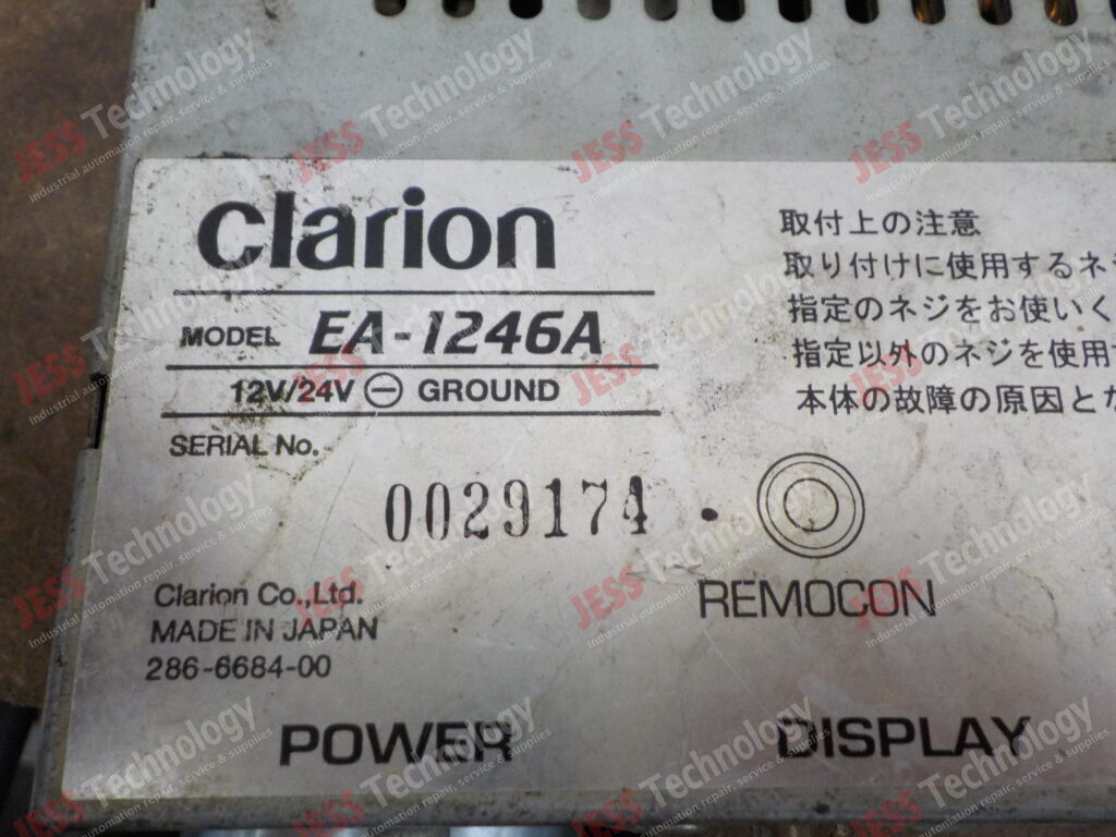 Image #1 of Repair CLARION EA-1246A Clarion power supply 0029174 in Malaysia, Singapore, Thailand, Indonesia