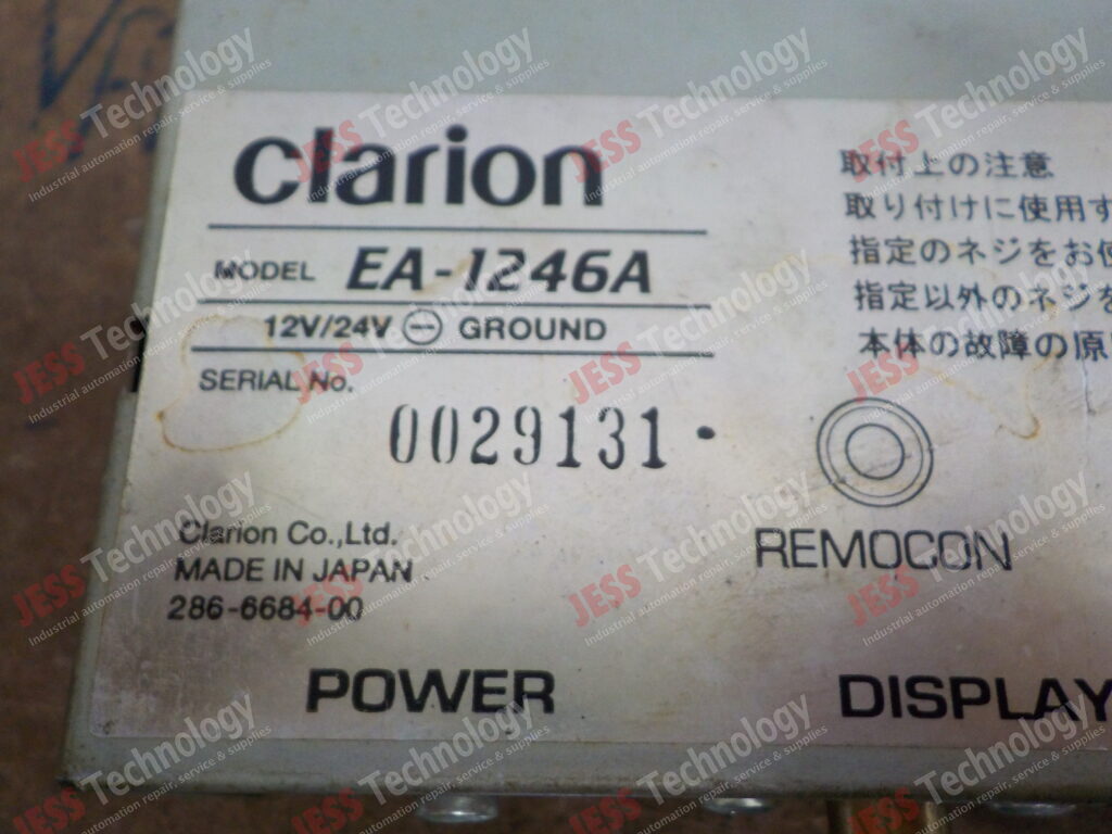 Image #1 of Repair CLARION EA-1246A Clarion power supply 0029131 in Malaysia, Singapore, Thailand, Indonesia