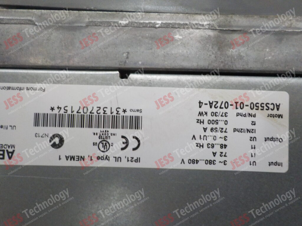 Image #1 of Repair ABB AC5550-01-072A-4 ABB INVERTER 37/30kW 3132707154 in Malaysia, Singapore, Thailand, Indonesia