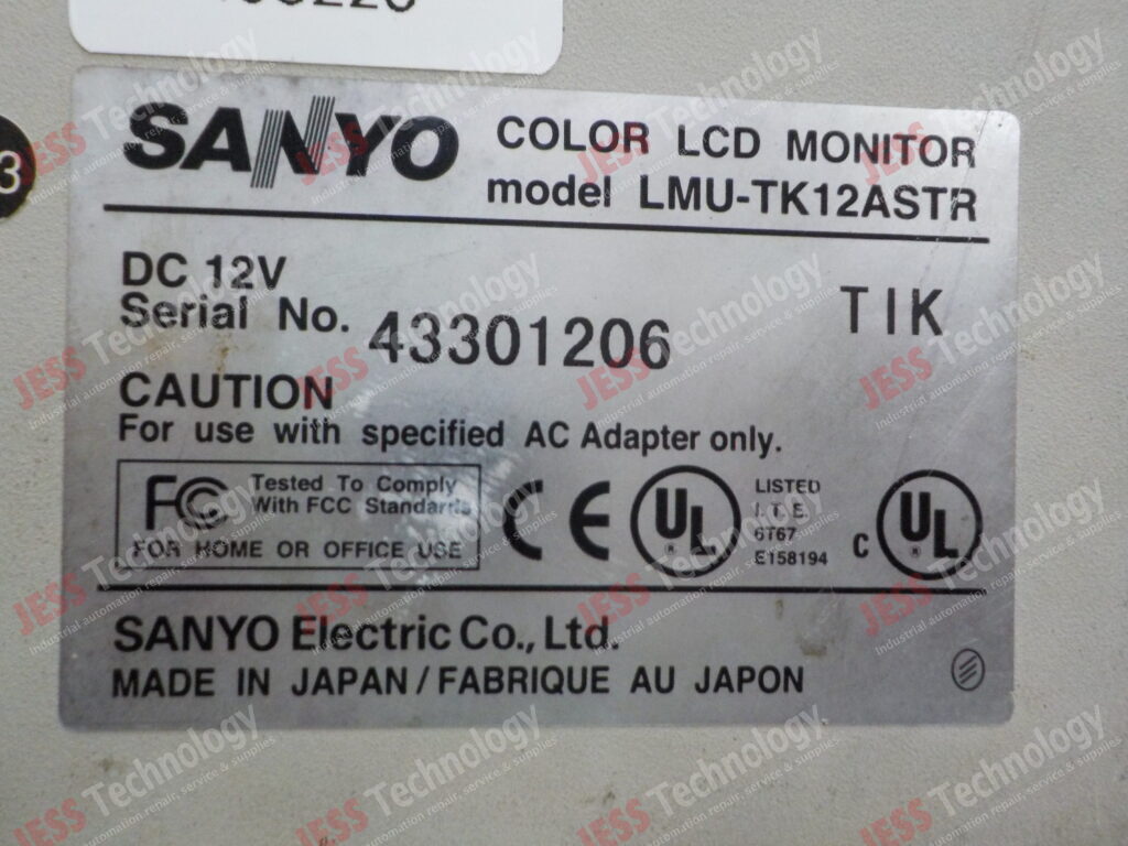 Image #1 of Repair SANYO LMU-TK12ASTR Screen 43301206 in Malaysia, Singapore, Thailand, Indonesia