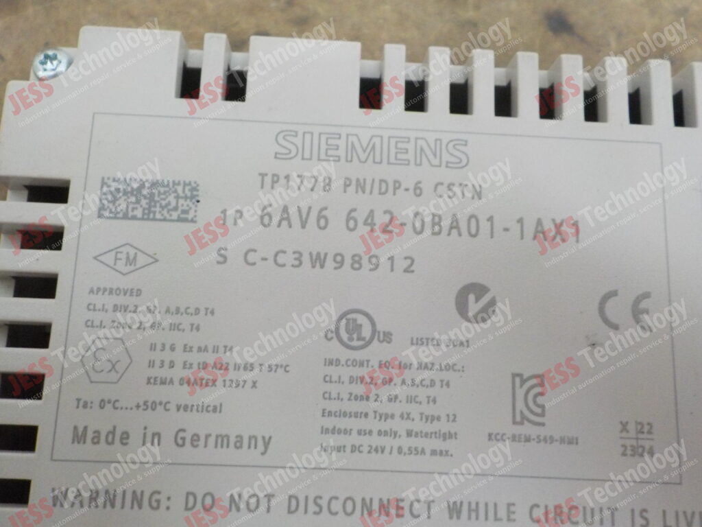 Image #1 of Repair SIEMENS 6AV6 642-0BA01-1AX1 SIEMENS SIMATIC PANEL TOUCH C-3W98912 in Malaysia, Singapore, Thailand, Indonesia