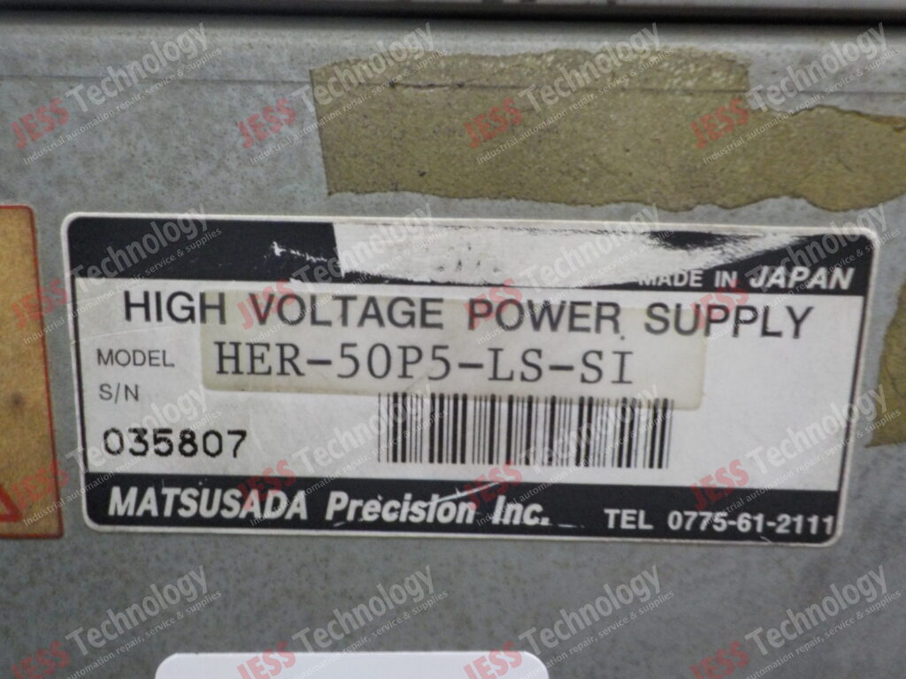 Image #1 of Repair MATSUSADA HER-50P5-LS-SI HIGH VOLTAGE POWER SUPPLY - MATSUSADA 035807 in Malaysia, Singapore, Thailand, Indonesia