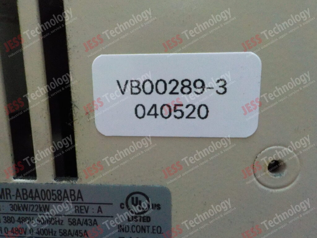 Image #2 of Repair YASKAWA CIMR-AB4A0058ABA YASKAWA INVERTER A1000 30kW/22kW JL1640952430010 in Malaysia, Singapore, Thailand, Indonesia