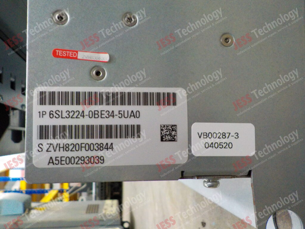 Image #1 of Repair SIEMENS 6SL3224-0BE34-5UA0 Siemens sinamics power module 240 ZVH820F003844A5E00293039 in Malaysia, Singapore, Thailand, Indonesia
