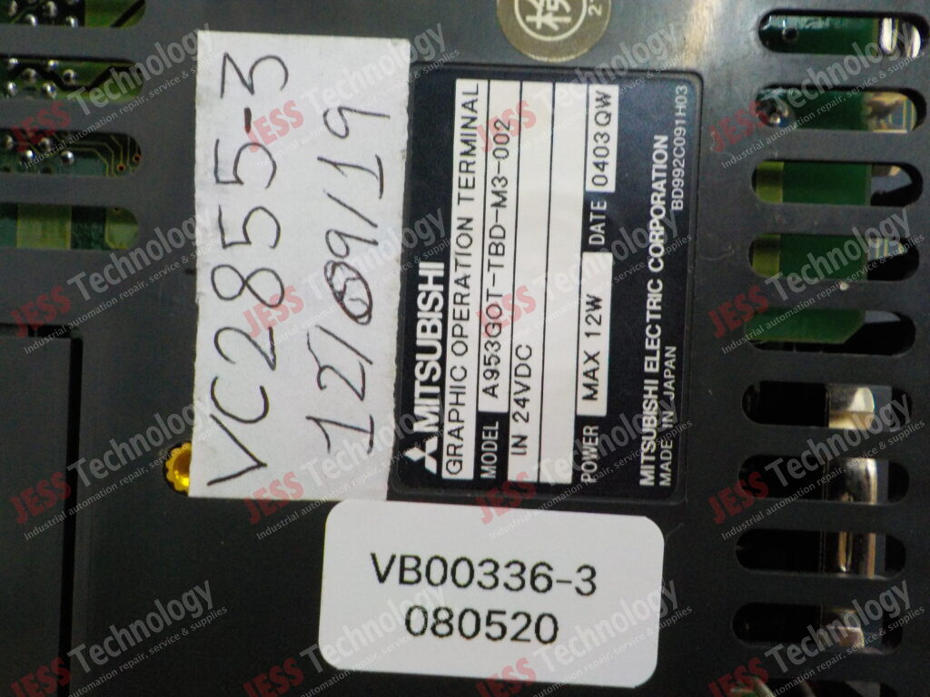 Image #2 of Repair MITSUBISHI A953GOT-TBD-M3-002 MITSUBISHI GRAPHIC OPERATION TERMINAL (NITTOKU) 0403QW in Malaysia, Singapore, Thailand, Indonesia